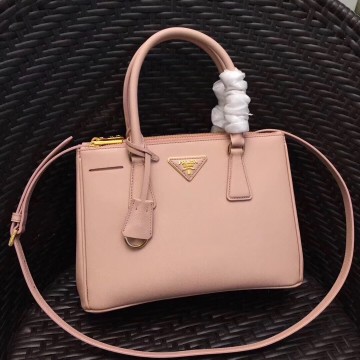 Prada Galleria Medium Bag In Pink Saffiano Leather Prada Galleria Medium Bag In Pink Saffiano Leather