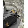 Saint Laurent Envelope Large Bag In Black Matelasse Grained Leather