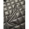 Saint Laurent Es Giant Travel Bag In Black Quilted Leather