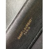 Saint Laurent LouLou Small Chain Bag In Black Suede Leather