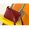 Saint Laurent Small Solferino Bag In Red Calfskin
