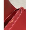 Saint Laurent Small Solferino Bag In Red Calfskin