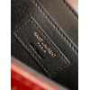 Saint Laurent Small Solferino Bag In Red Calfskin