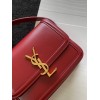 Saint Laurent Small Solferino Bag In Red Calfskin