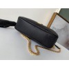Saint Laurent Lou Mini Bag In Black Calfskin