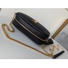 Saint Laurent Lou Mini Bag In Black Calfskin