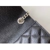Saint Laurent Envelope Small Bag In Noir Matelasse Grained Leather