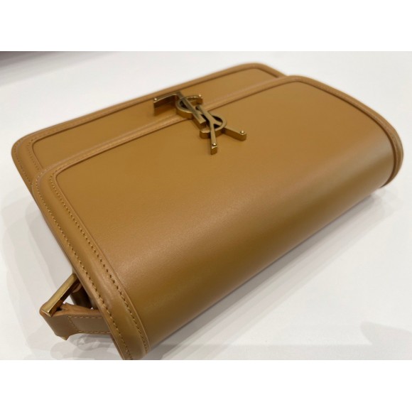 Saint Laurent Medium Solferino Bag In Camel Calfskin