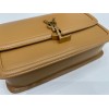 Saint Laurent Medium Solferino Bag In Camel Calfskin