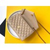 Saint Laurent Envelope Small Bag In Beige Matelasse Grained Leather