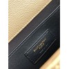 Saint Laurent Envelope Small Bag In Beige Matelasse Grained Leather