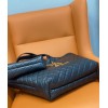 Saint Laurent Icare Maxi Shopping Bag In Black Quilted Lambskin
