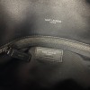 Saint Laurent Puffer Small Chain All Black Bag In Quilted Lambskin