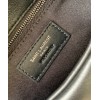 Saint Laurent Puffer Toy All Black Bag In Quilted Lambskin