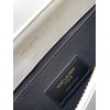 Saint Laurent LouLou Small Chain Bag In White Quilted Calfskin