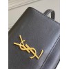 Saint Laurent Kate Belt Bag In Black Calfskin
