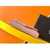 Saint Laurent Cassandre Small Envelope Wallet in Pink Matelasse Leather