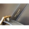 Saint Laurent Medium Solferino Bag In Black Calfskin