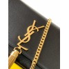 Saint Laurent Kate Small Tassel Bag In Black Grain De Poudre Leather