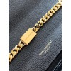 Saint Laurent Kate Small Tassel Bag In Black Grain De Poudre Leather