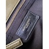 Saint Laurent Puffer Small Chain Bag In Army Green Lambskin