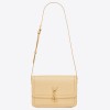 Saint Laurent Medium Solferino Bag In Beige Calfskin