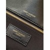 Saint Laurent Calypso Shoulder Bag In Black Lambskin