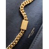 Saint Laurent Kate Medium Tassel Bag In Black Smooth Leather