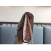 Valentino Rockstud Spike Crossbody Clutch Bag In Poudre Lambskin