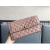 Valentino Rockstud Spike Crossbody Clutch Bag In Poudre Lambskin