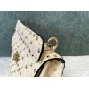 Valentino Rockstud Spike Medium Bag In White Nappa Lambskin