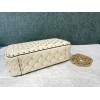 Valentino Rockstud Spike Medium Bag In White Nappa Lambskin