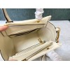 Valentino One Stud Top Handle Bag In White Nappa Leather