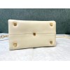 Valentino One Stud Top Handle Bag In White Nappa Leather