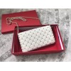 Valentino Rockstud Spike Crossbody Clutch Bag In White Lambskin