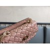 Valentino Rockstud Spike Small Bag In Poudre Nappa Lambskin