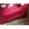 Valentino Rockstud Spike Small Bag In Poudre Nappa Lambskin