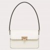 Valentino Rockstud23 Shoulder Bag in White Calfskin