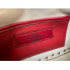Valentino Rockstud Spike Small Bag In Blue Nappa Lambskin