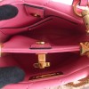 Valentino Roman Stud Small Handle Bag In Pink Nappa Leather