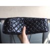 Valentino Rockstud Spike Large Bag In Crinkled Nappa Lambskin