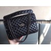 Valentino Rockstud Spike Large Bag In Crinkled Nappa Lambskin